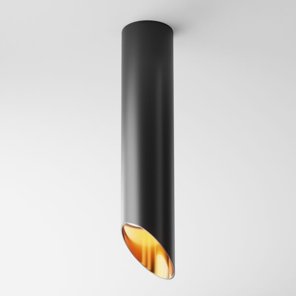 Потолочный светильник Maytoni Technicali Lipari C044CL-01-30GU10-B, арматура черная с золотом