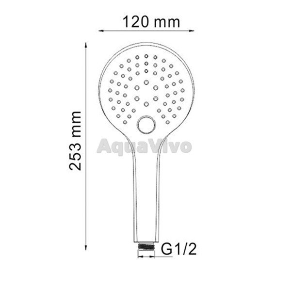 Душевой комплект WasserKRAFT Berkel A174868 Thermo, встраиваемый, цвет хром
