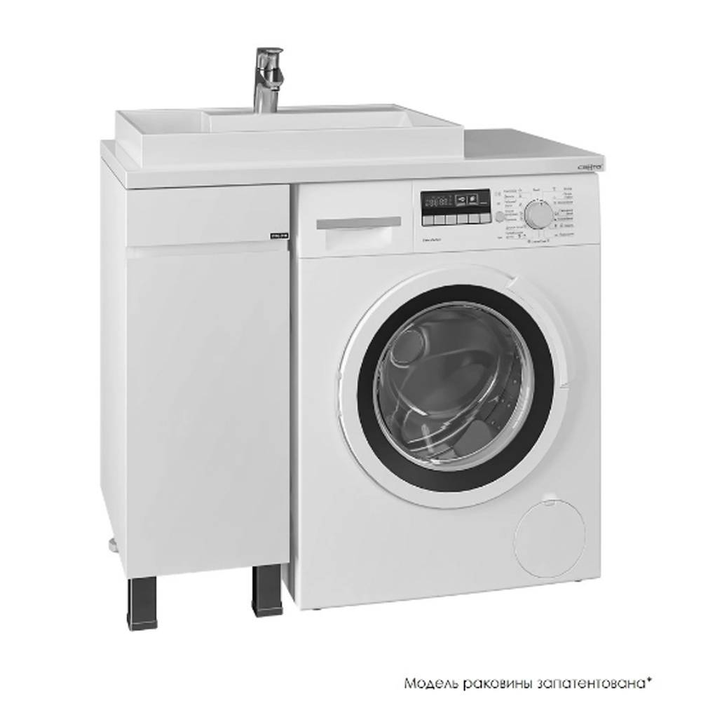 Тумба под раковину Санта Марс 29, цвет белый - фото 1