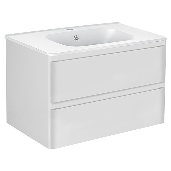 Мебель для ванной Vincea Vico 80, цвет белый глянец