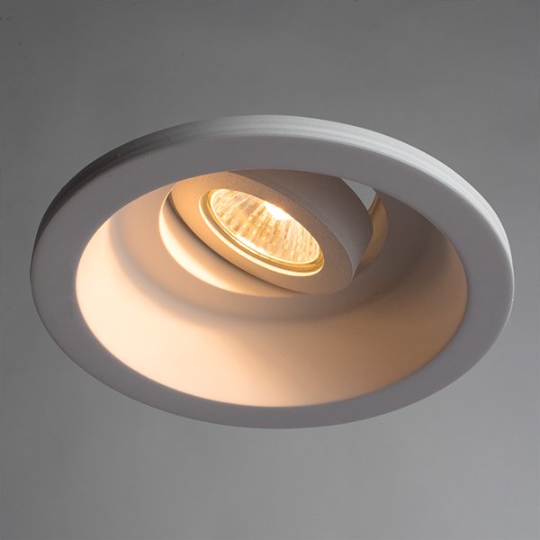 Точечный светильник Arte Lamp Invisible A9215PL-1WH, арматура белая, 16х16 см - фото 1