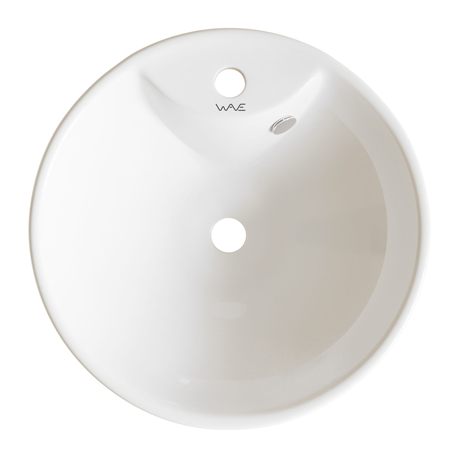 Раковина Mixline Wave Koral 41x41 накладная, цвет белый - фото 1