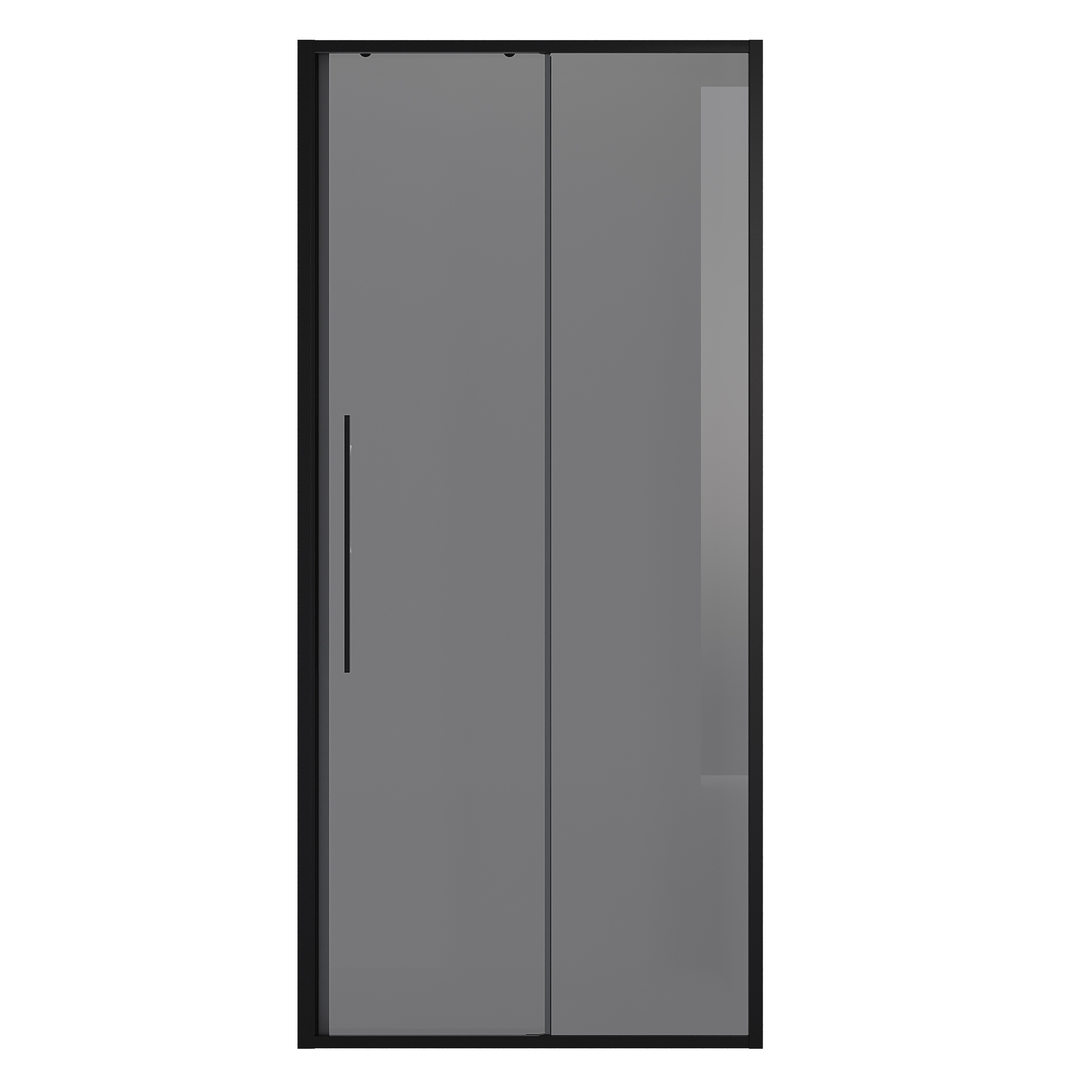 Душевой уголок Niagara Nova NG-85-9TB-TB90-34 90x90, стекло тонированное, профиль черный матовый - фото 1