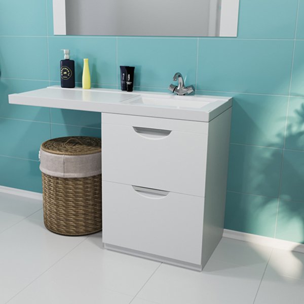 Мебель для ванной Mixline Атлантик 56, цвет белый