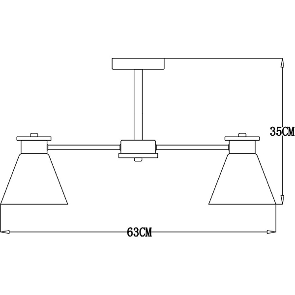 Подвесная люстра Arte Lamp Tyler A1031PL-5WH, арматура белая / коричневая, плафоны стекло белое, 63х63 см - фото 1