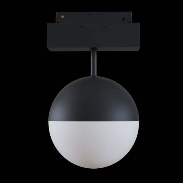 Трековый светильник Maytoni Technical Track Lamps TR017-2-10W3K-B, арматура белая, плафон пластик серый