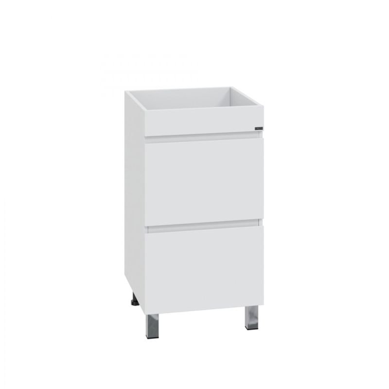 Тумба под раковину Санта Марс 59 напольная, с ящиками, цвет белый - фото 1