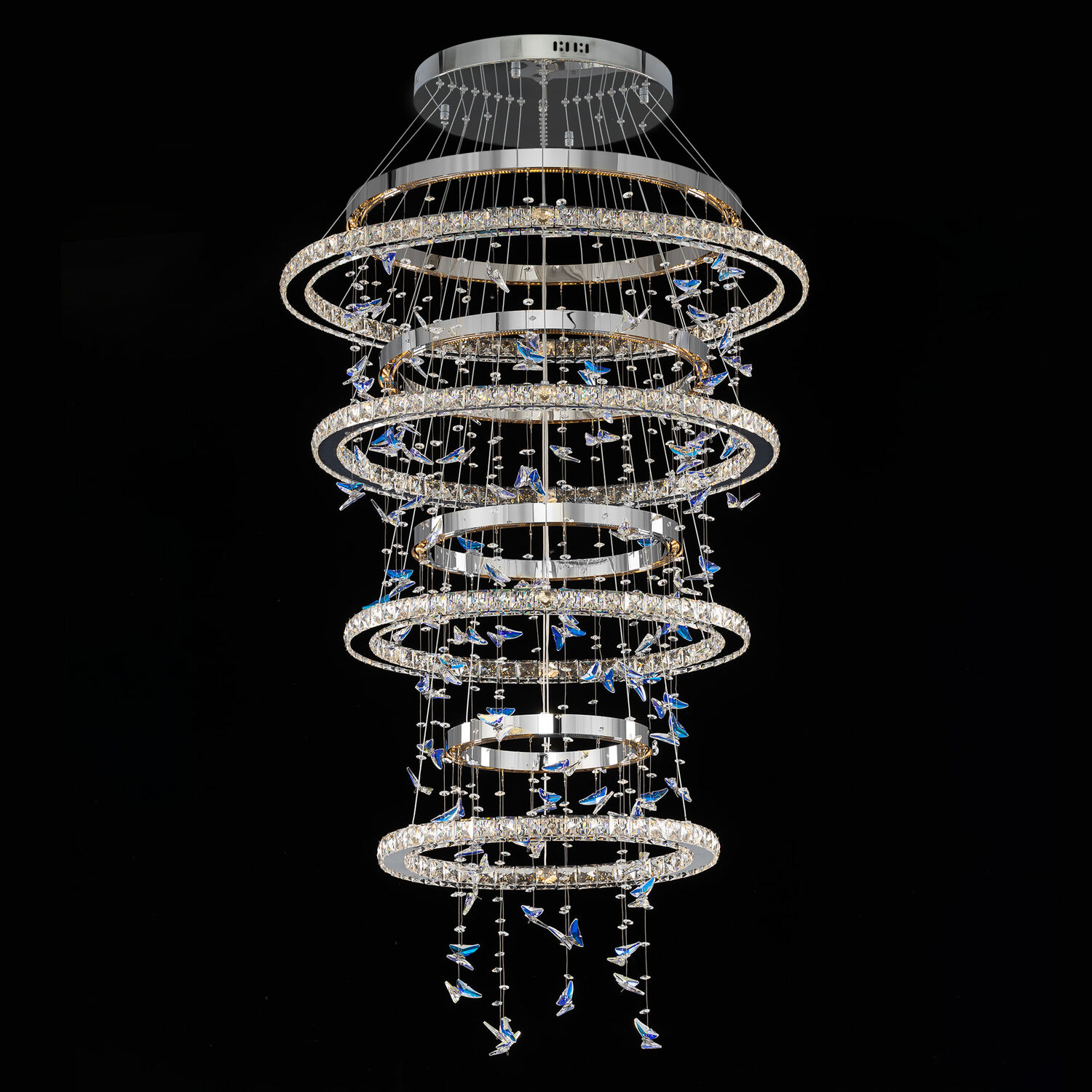 Подвесная люстра Citilux Etera CL322090, арматура хром - фото 1