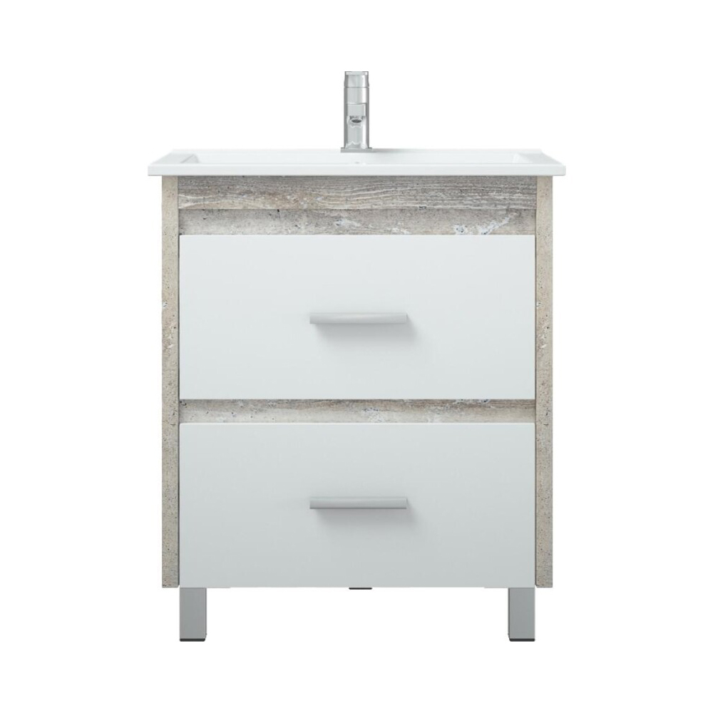 Мебель для ванной Corozo Верона 65, цвет белый / антик - фото 1