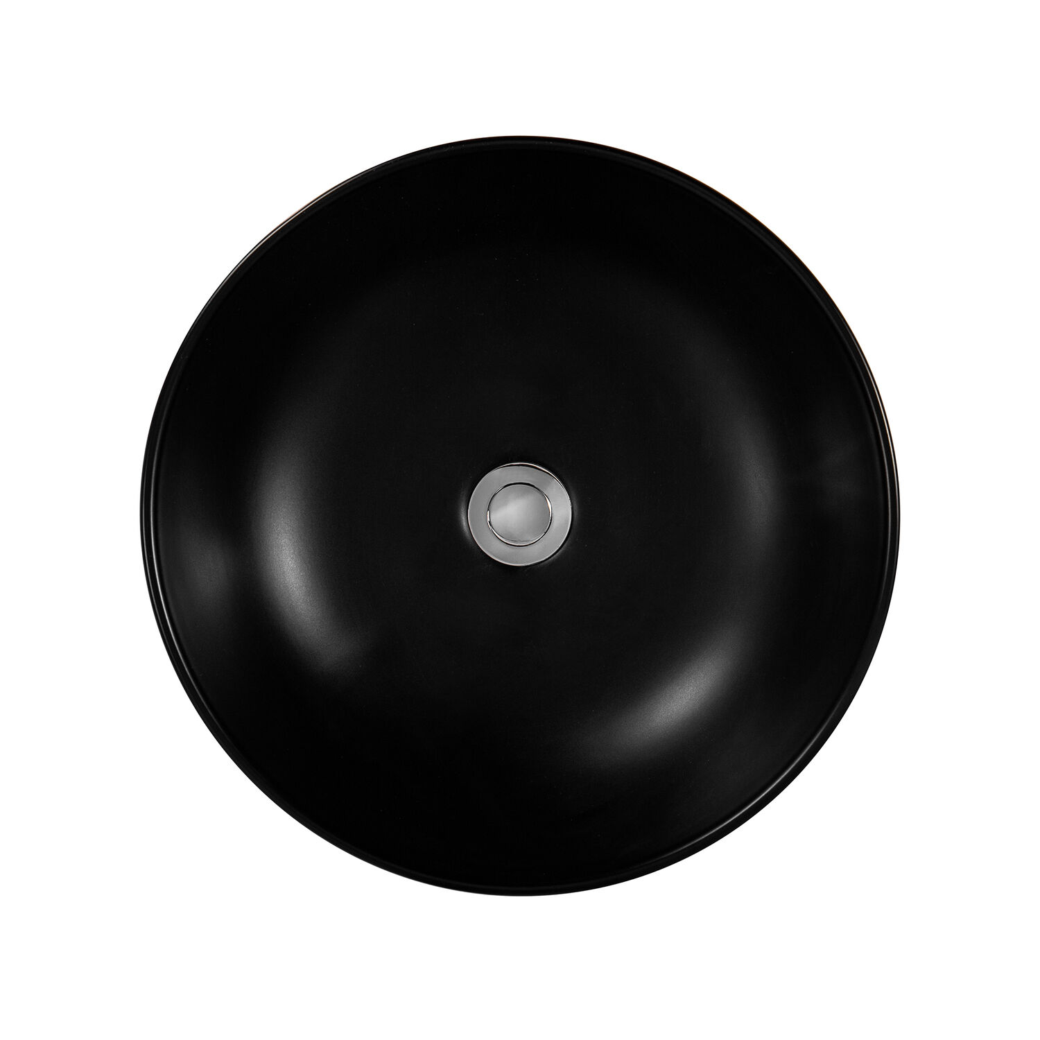 Раковина Акватек Европа AQ5558-MB накладная, 42x42 см, цвет черный матовый - фото 1