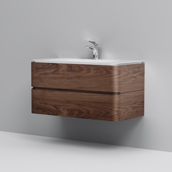 Тумба под раковину AM.PM Sensation 100, цвет орех