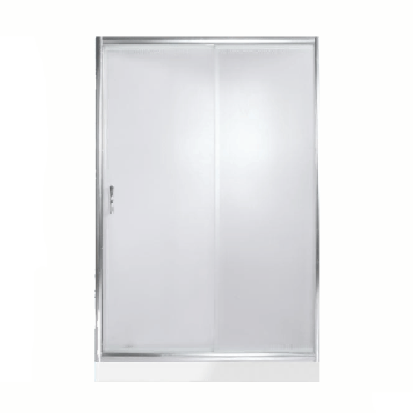 Душевая дверь River Bering 110 МТ 110x185, стекло матовое, профиль хром - фото 1