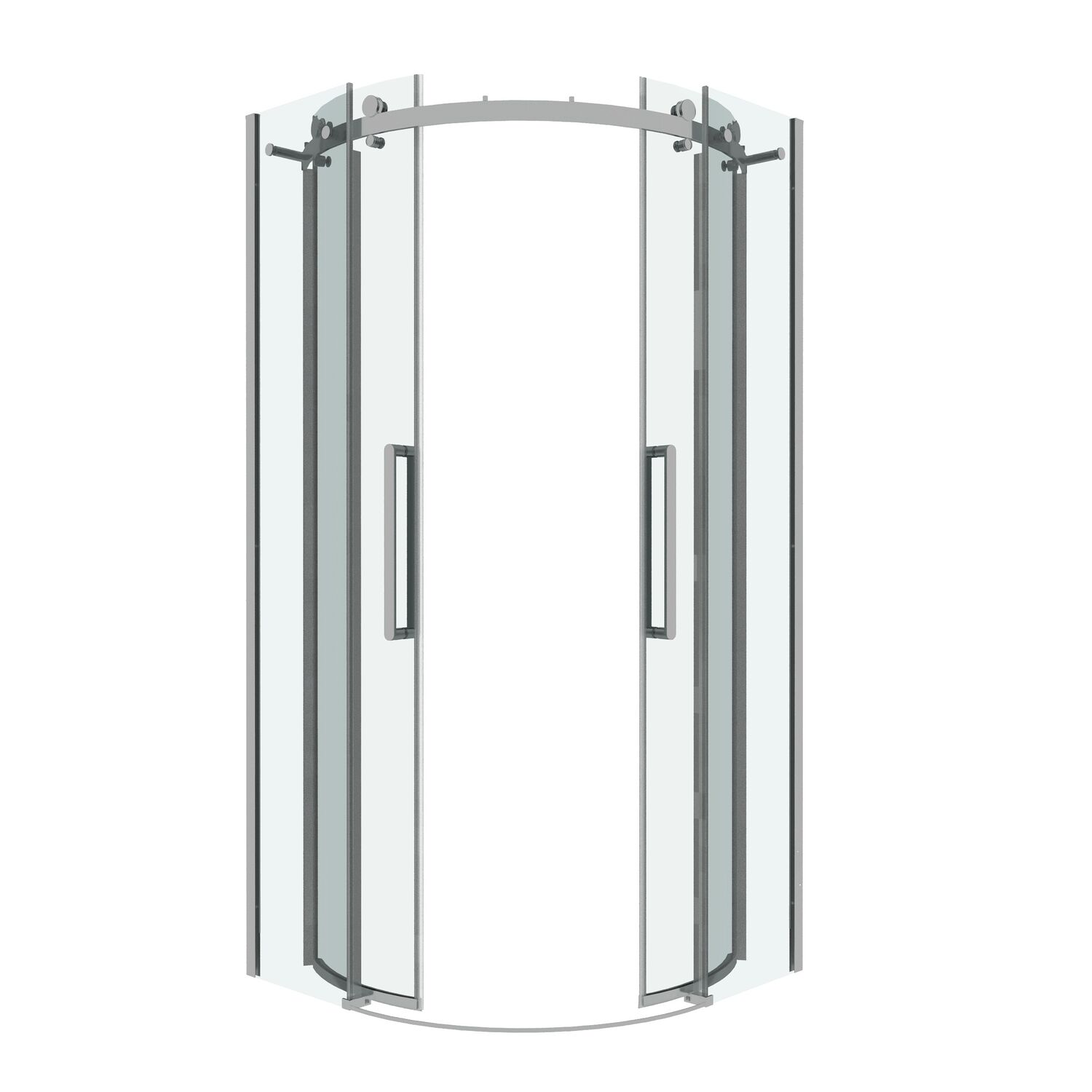 Душевой уголок Grossman Classic 301.K33.04.9090.10.00 90х90, стекло прозрачное, профиль хром