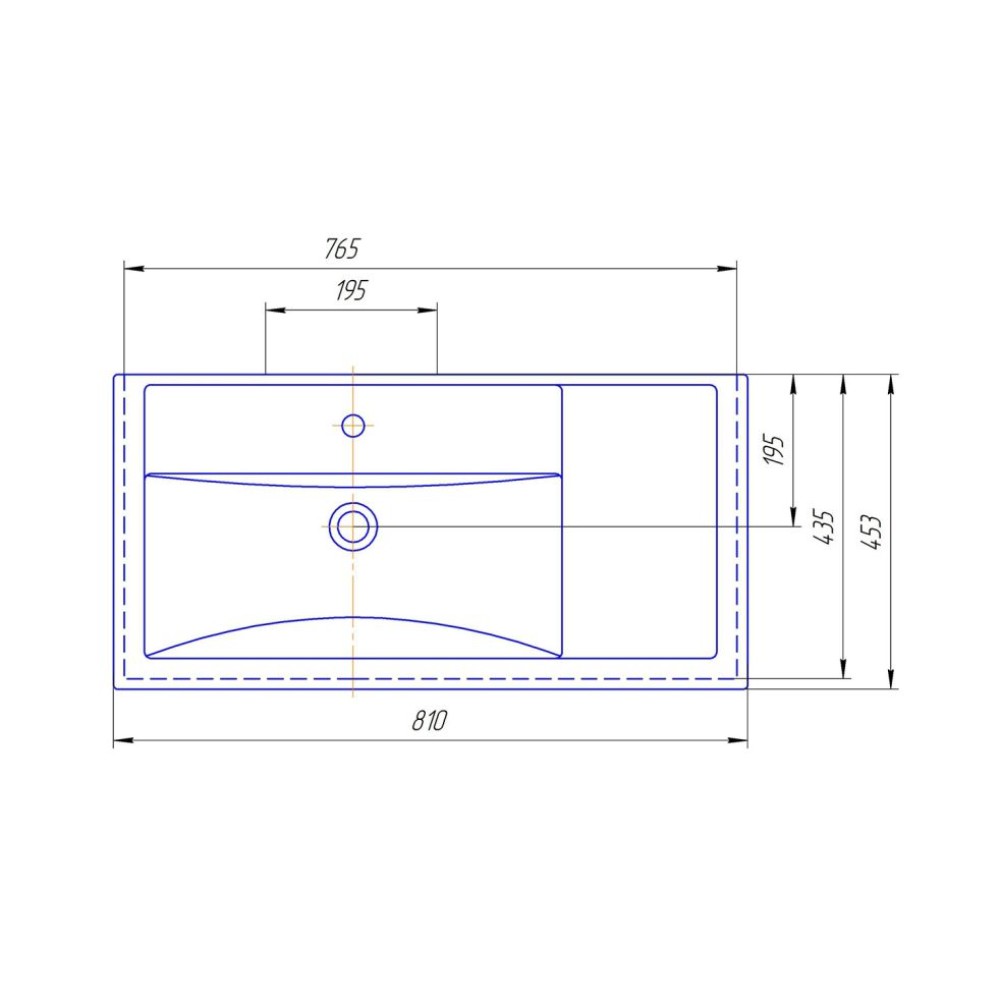 Мебель для ванной Corozo Остин 80, цвет дуб сонома