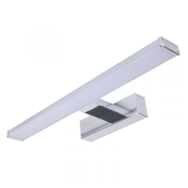 Подсветка для зеркала Arte Lamp Stecca A2838AP-1CC, арматура цвет хром, плафон металл, цвет белый