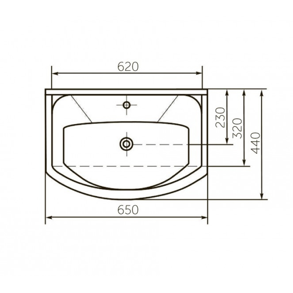 Мебель для ванной Corozo Монро 65, цвет белый