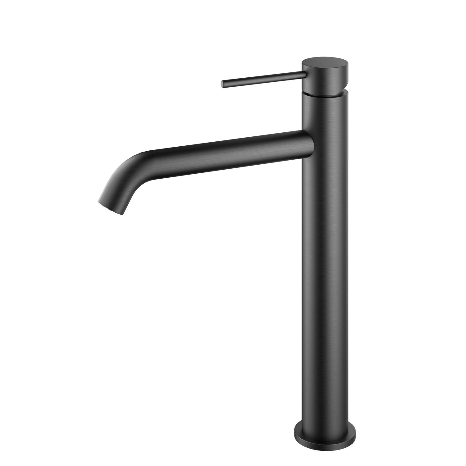 Смеситель Vincea City VBF-2C2GM для раковины, цвет вороненая сталь