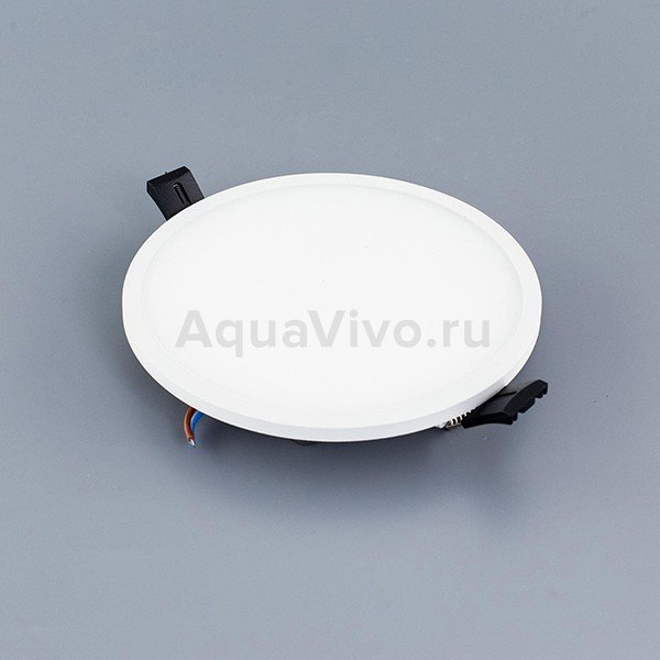 Точечный светильник Citilux Омега CLD50R150, арматура белая, плафон полимер белый, 3000K, 15х15 см - фото 1