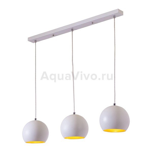 Подвесной светильник Citilux Оми CL945130, арматура белая, плафоны металл белый, 78х18 см