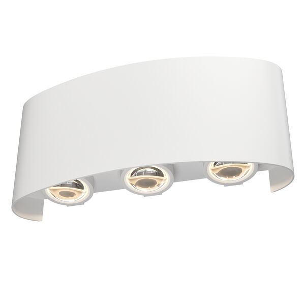 Бра Maytoni Strato O417WL-L6W3K, арматура белая, плафон металл белый