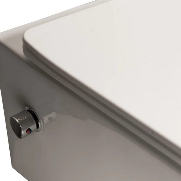 Унитаз SantiLine SL-5004 SM-BD подвесной, безободковый, с сиденьем микролифт, с функцией биде, цвет белый - фото 1