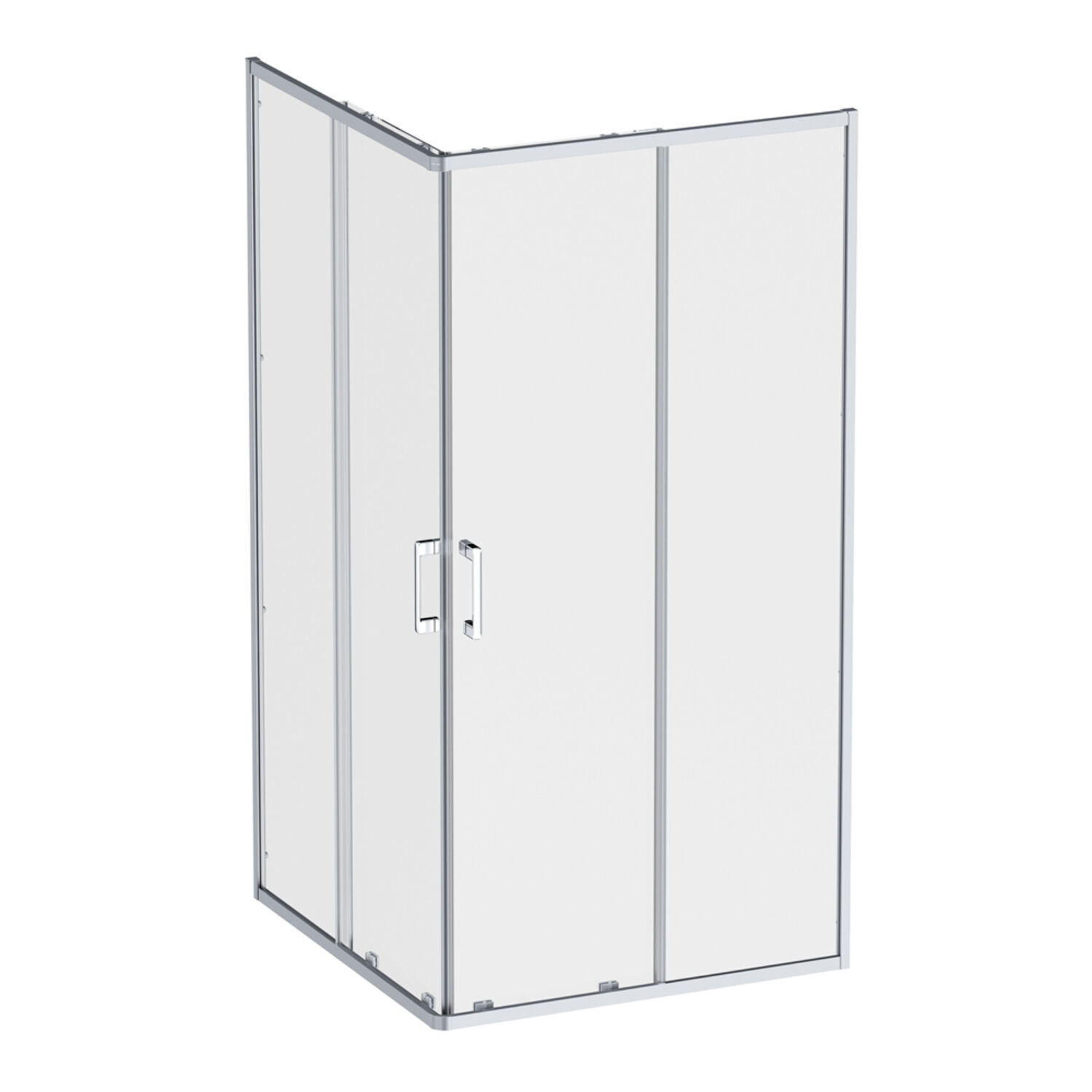 Душевой уголок AM.PM Above W9XG-403-100100-MT 100x100, стекло прозрачное, профиль хром матовый - фото 1
