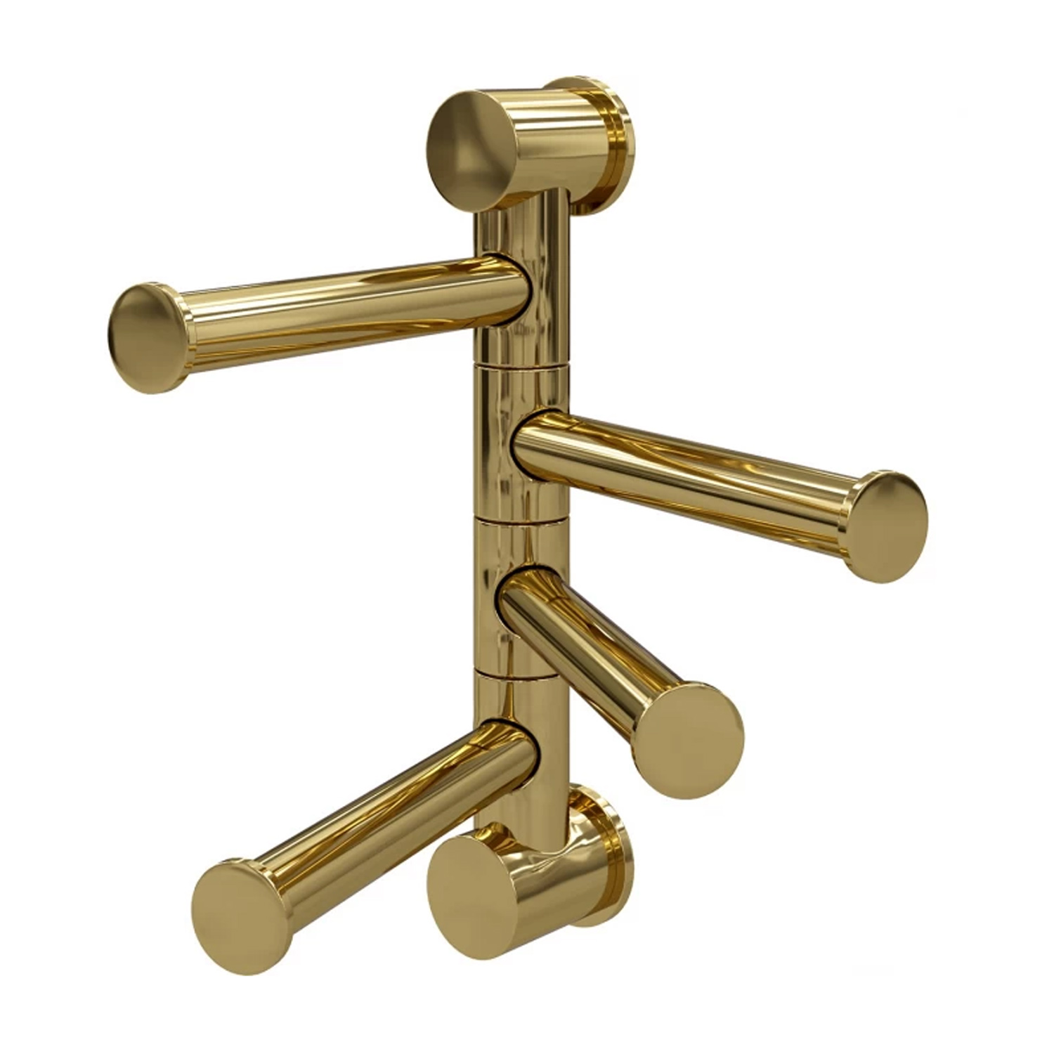 Полотенцедержатель WasserKRAFT K-1054 Polished Gold, четверной, цвет полированное золото