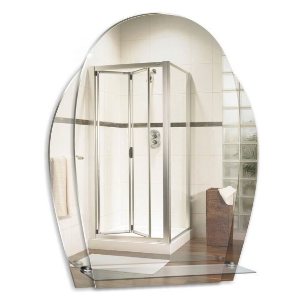 Зеркало Mixline Дельфин 45x58, с полкой