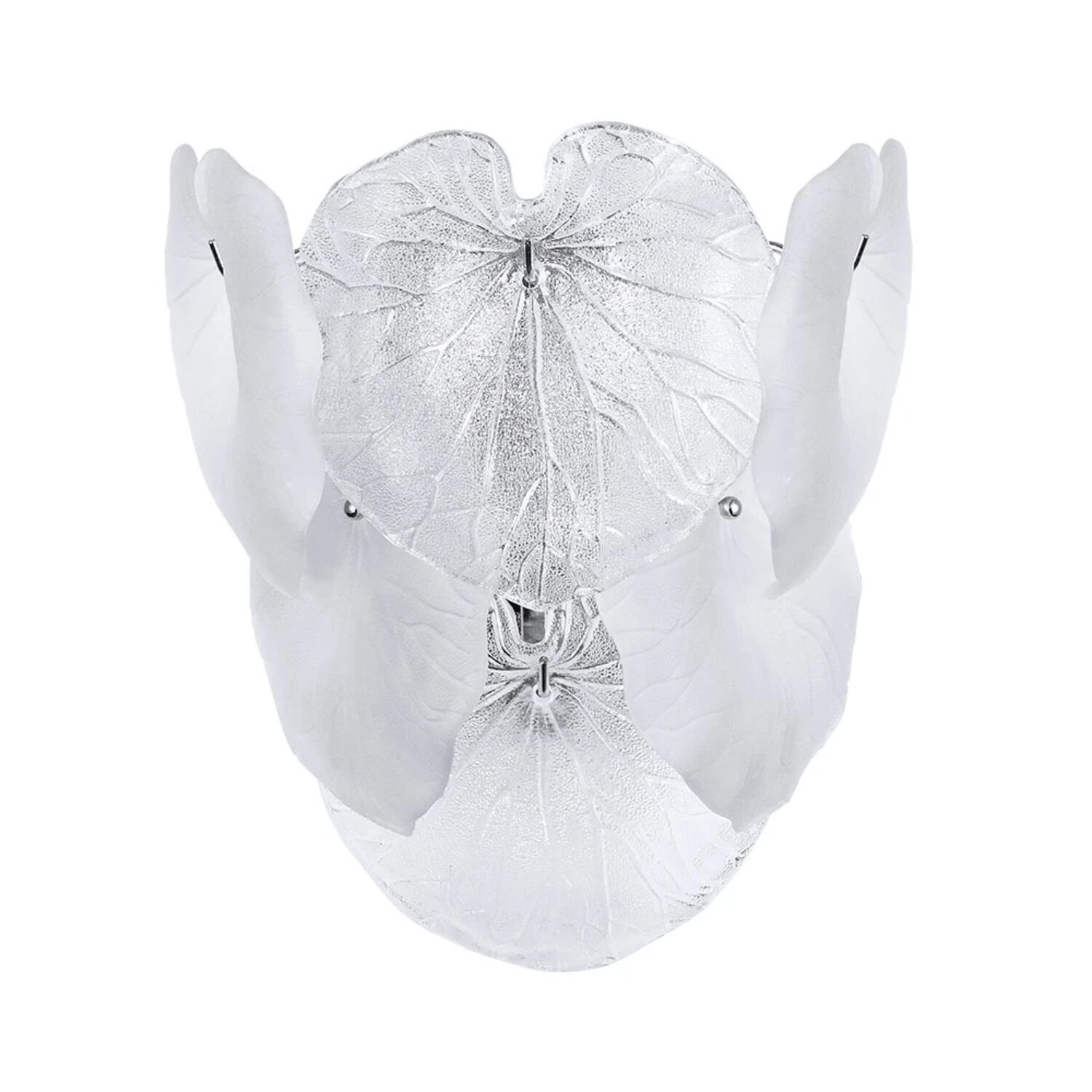 Настенный светильник Arte Lamp Kapri A4078AP-2CC, арматура хром, плафон стекло белое