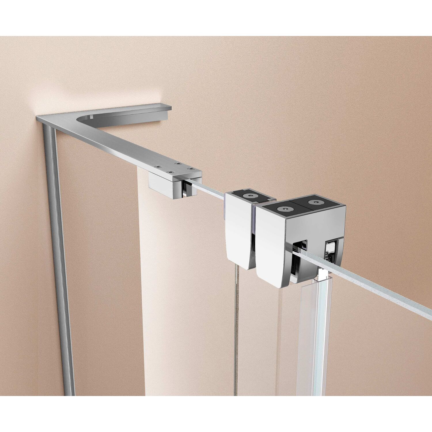 Душевая перегородка Vincea Walk-In VSW-4WSL 120x200, стекло прозрачное, профиль хром - фото 1