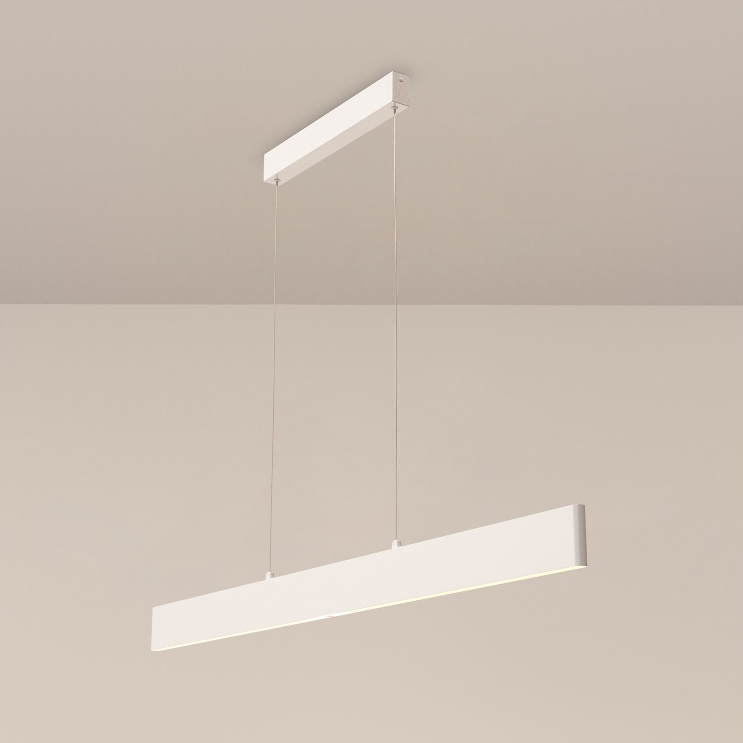 Подвесной светильник Maytoni Step P010PL-L30W4K, арматура белая, плафон алюминий белый - фото 1