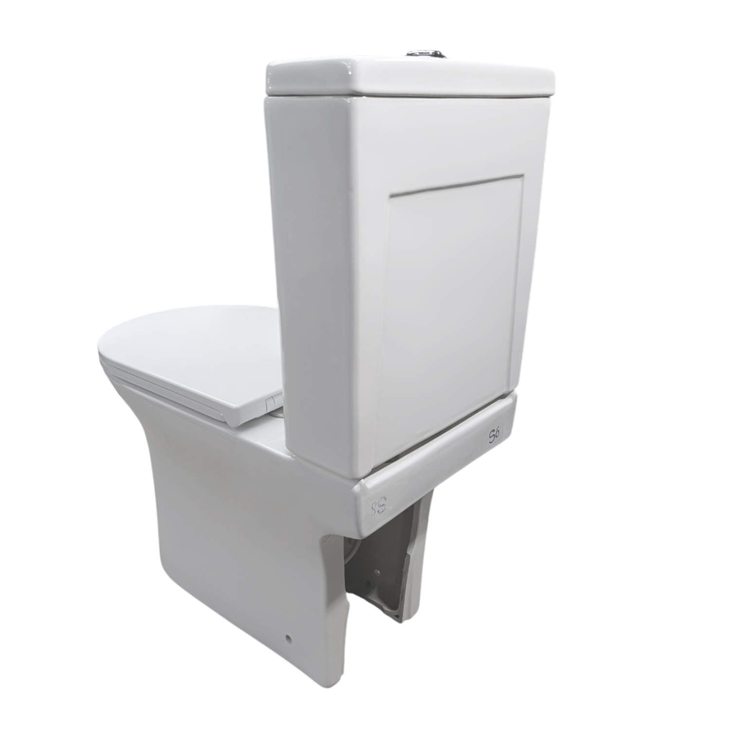 Унитаз Joki Astra T JK2061064 напольный, безободковый, смыв торнадо, с сиденьем микролифт, цвет белый