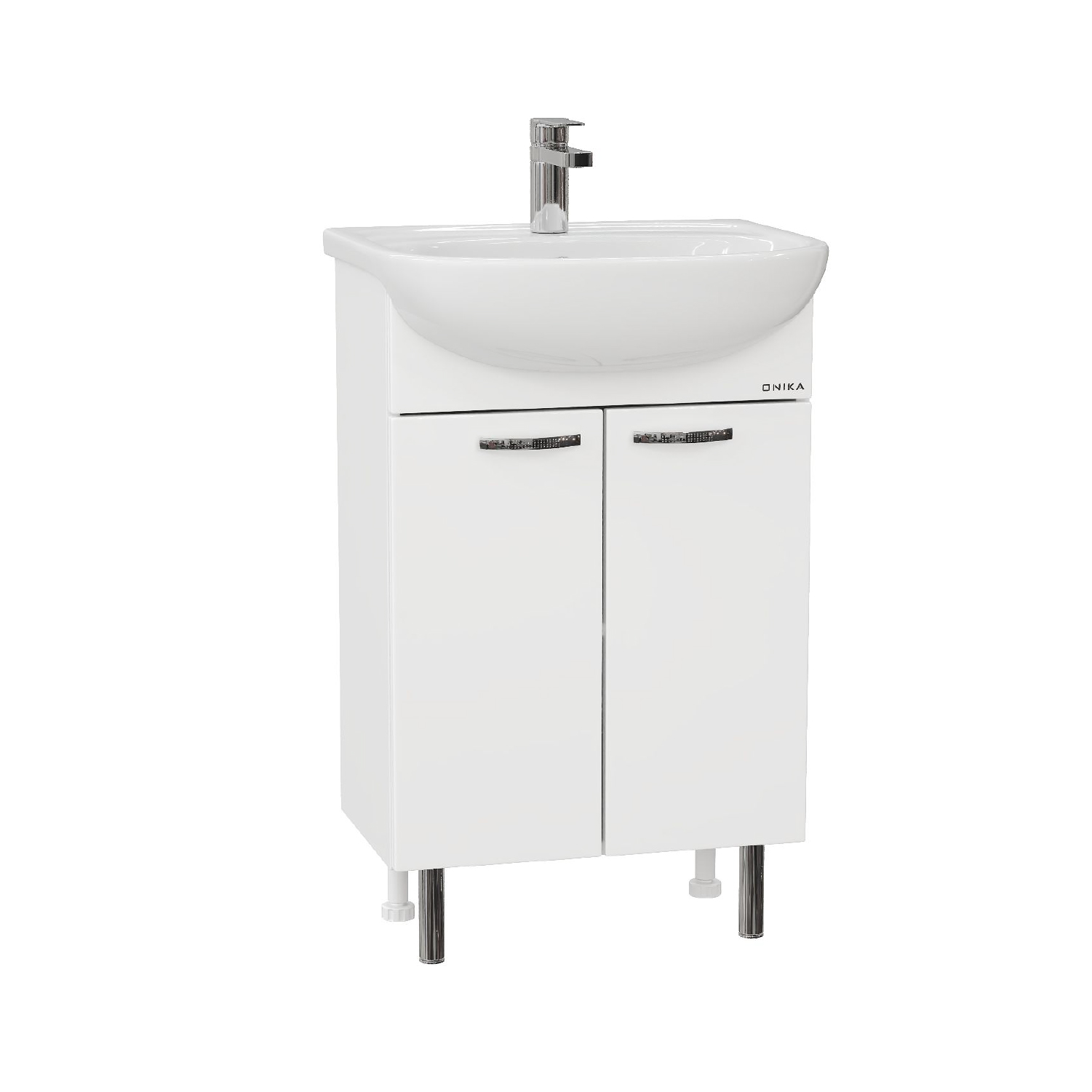 Тумба под раковину Оника Коралл 55, цвет белый - фото 1