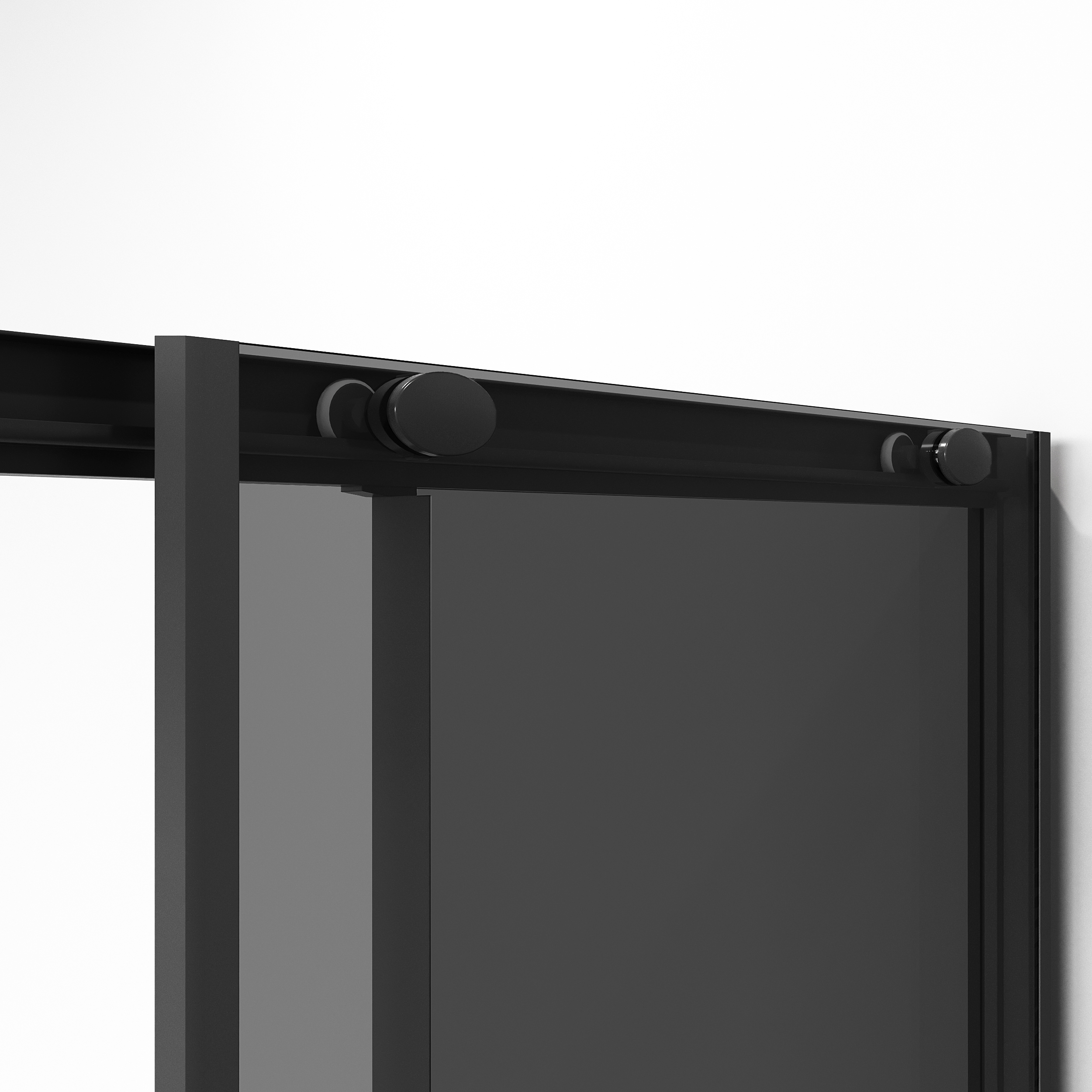 Душевой уголок Niagara Nova NG-2829-34 Black 90x90, стекло тонированное, профиль черный матовый