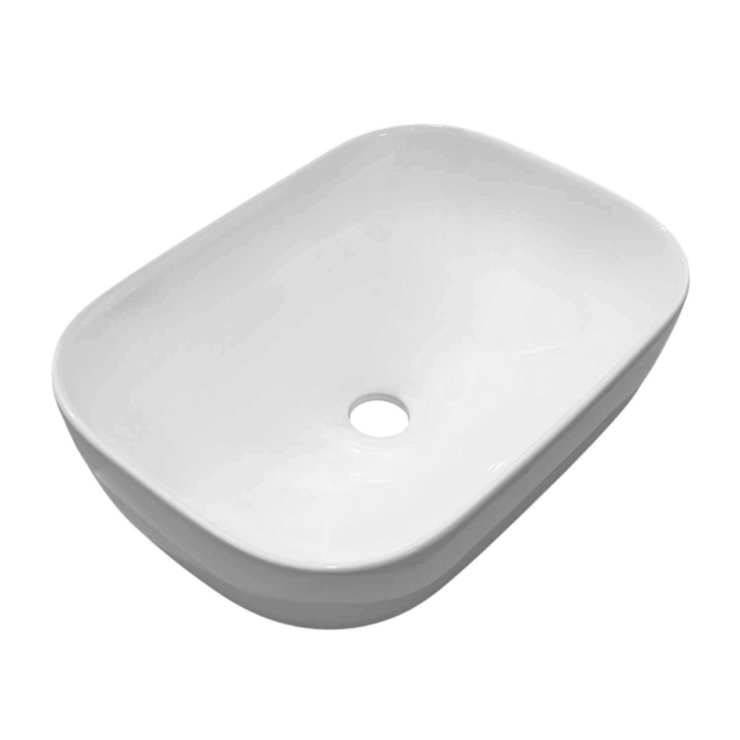 Раковина Joki Herba JK84354017 накладная, 46x32 см, цвет белый глянцевый - фото 1