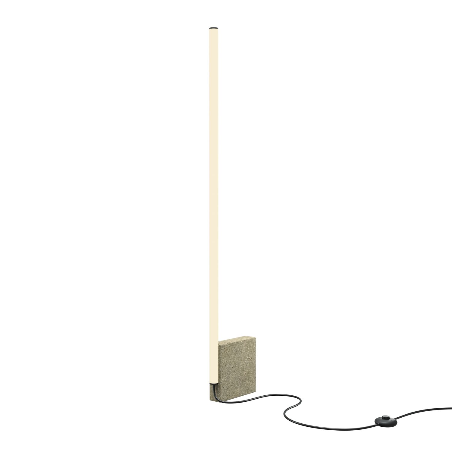 Торшер Maytoni Solid MOD277FL-L24GR3K, арматура серая, профиль акрил белый