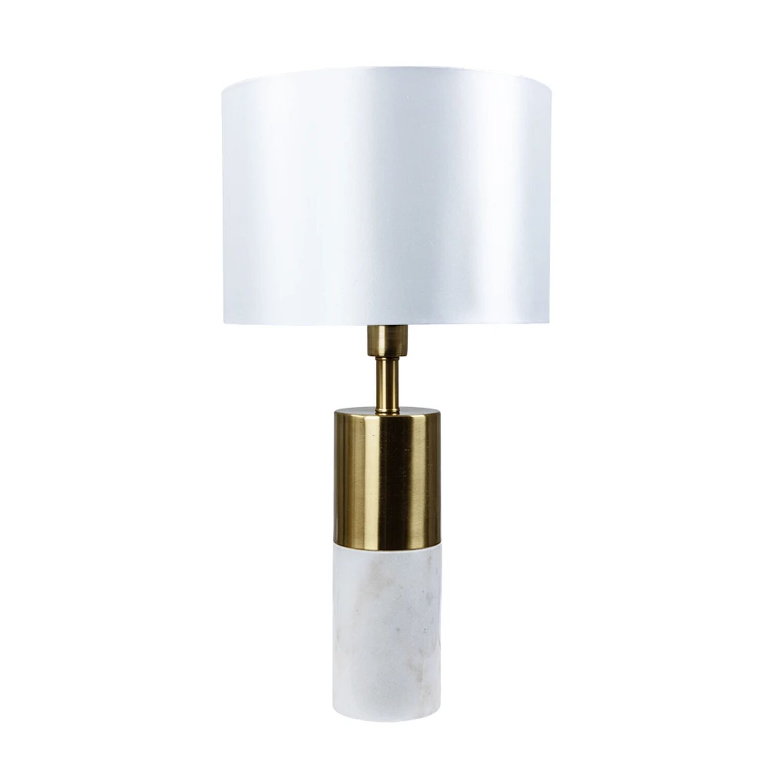 Декоративная настольная лампа Arte Lamp Tianyi A5054LT-1PB, арматура полированная медь, плафон ткань белая