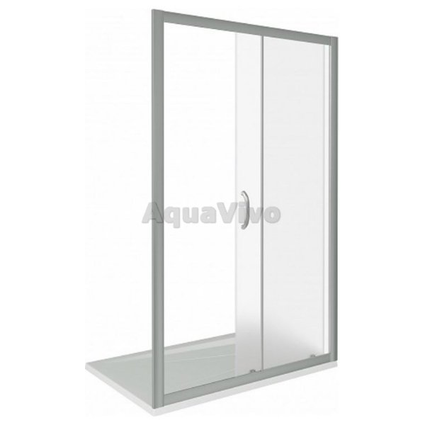 Душевая дверь Good Door Infinity WTW-130-G-CH 130, стекло грейп, профиль хром