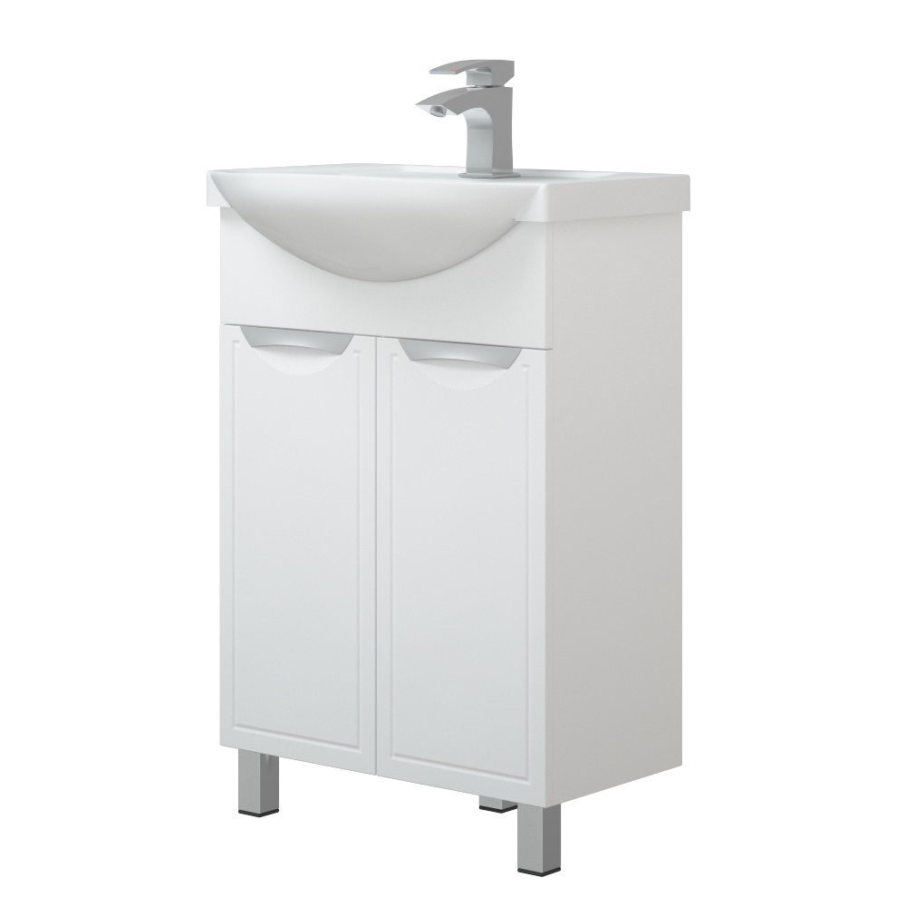 Мебель для ванной Corozo Монро 50, цвет белый - фото 1