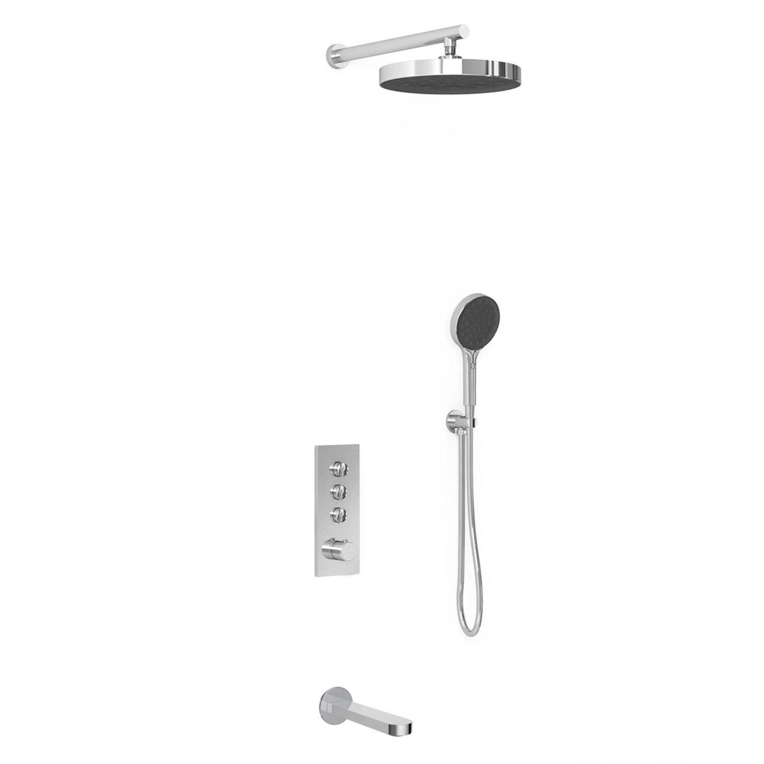 Душевой комплект Vincea Inspire VSFW-433TI5CH, встраиваемый, цвет хром