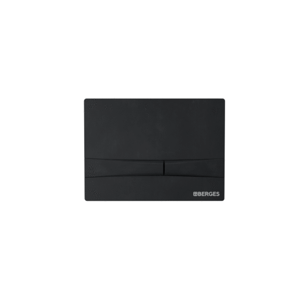 Комплект Berges 043273 унитаза Okus с сиденьем и инсталляции Novum с черной кнопкой F5 Soft Touch