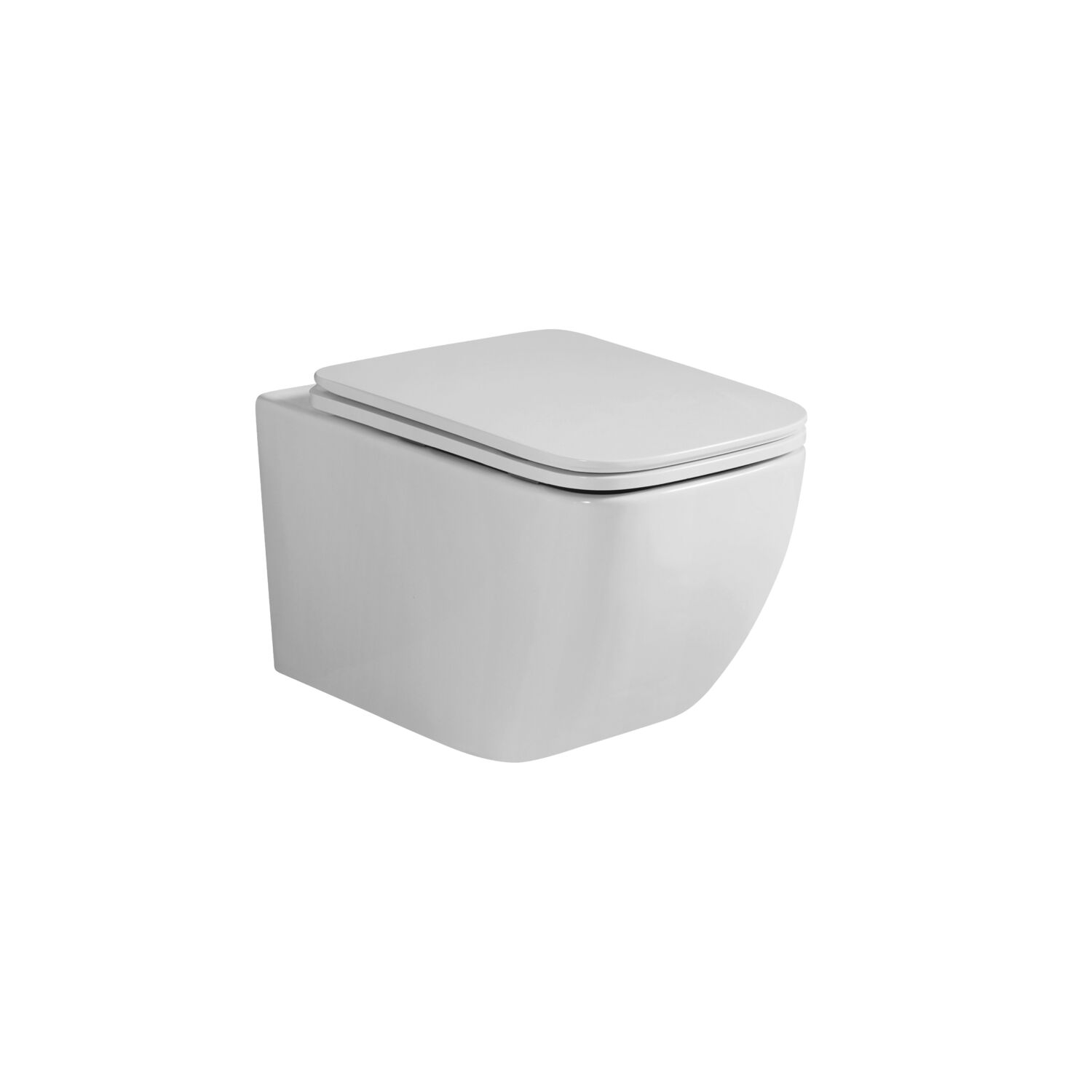 Унитаз Grossman Thin Rim GR-5603 S подвесной, с сиденьем микролифт, цвет белый глянцевый