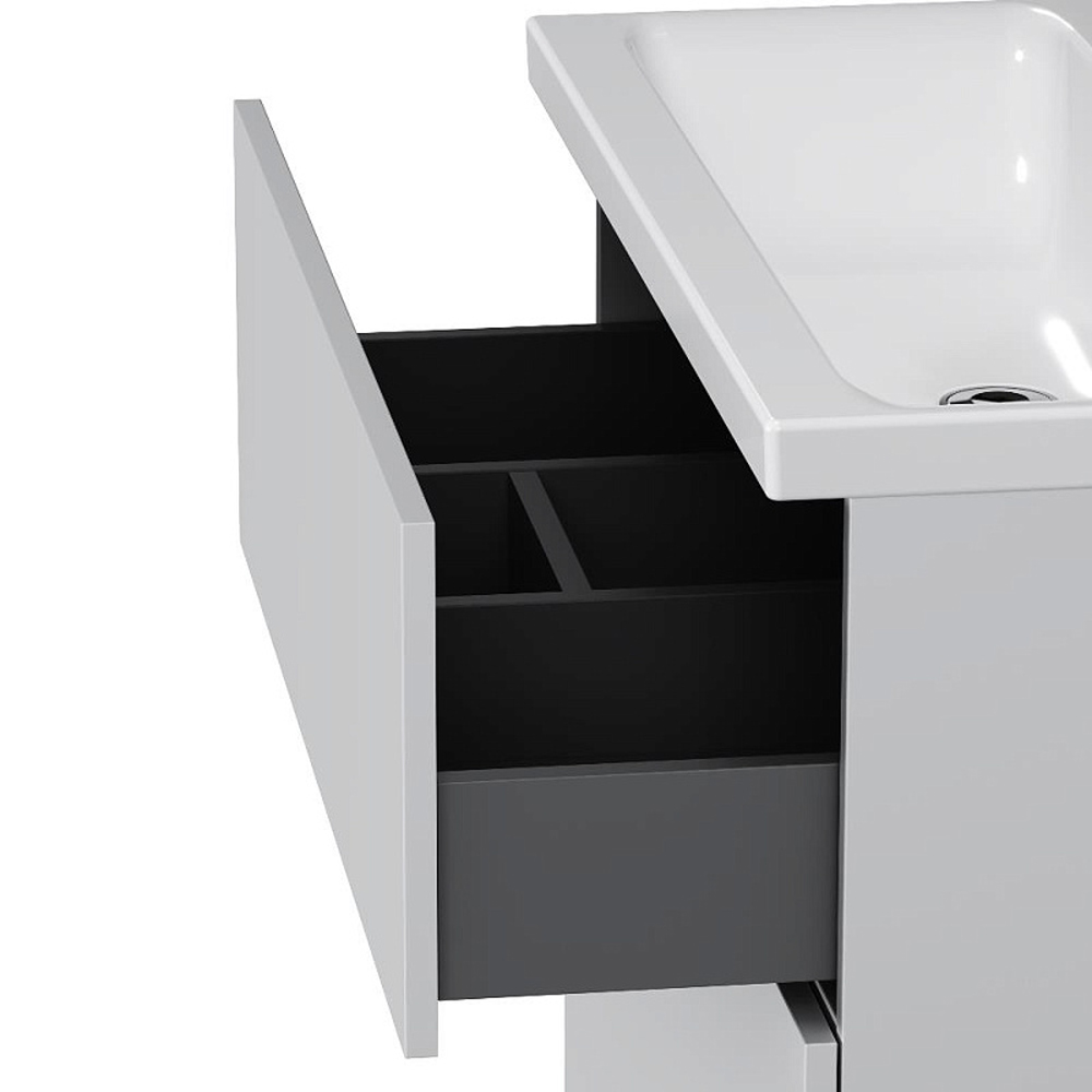 Мебель для ванной AM.PM Gem 80 напольная, цвет белый глянец