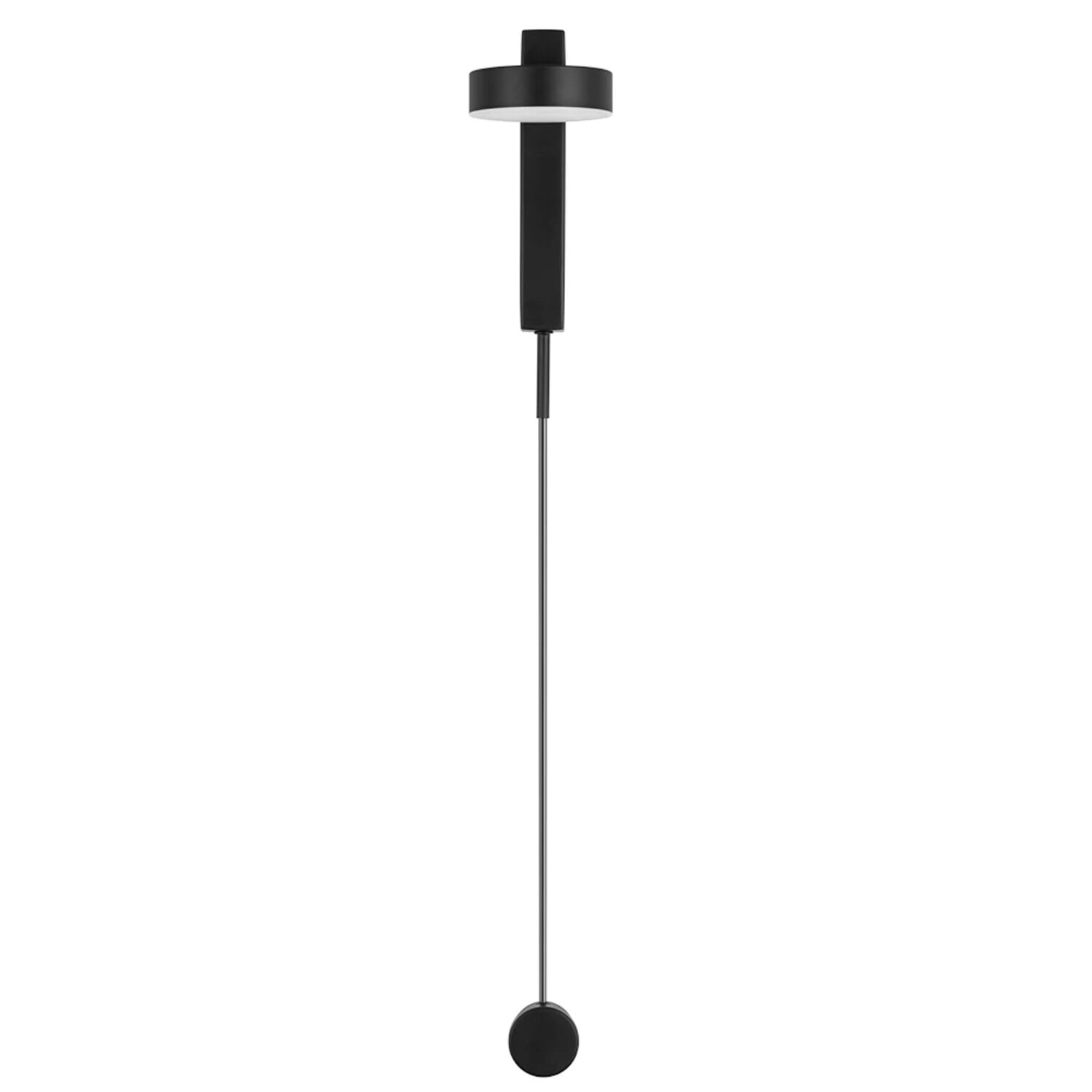 Настенный светильник Arte Lamp Mirach A2142AP-10BK, арматура черная, плафон пластик белый