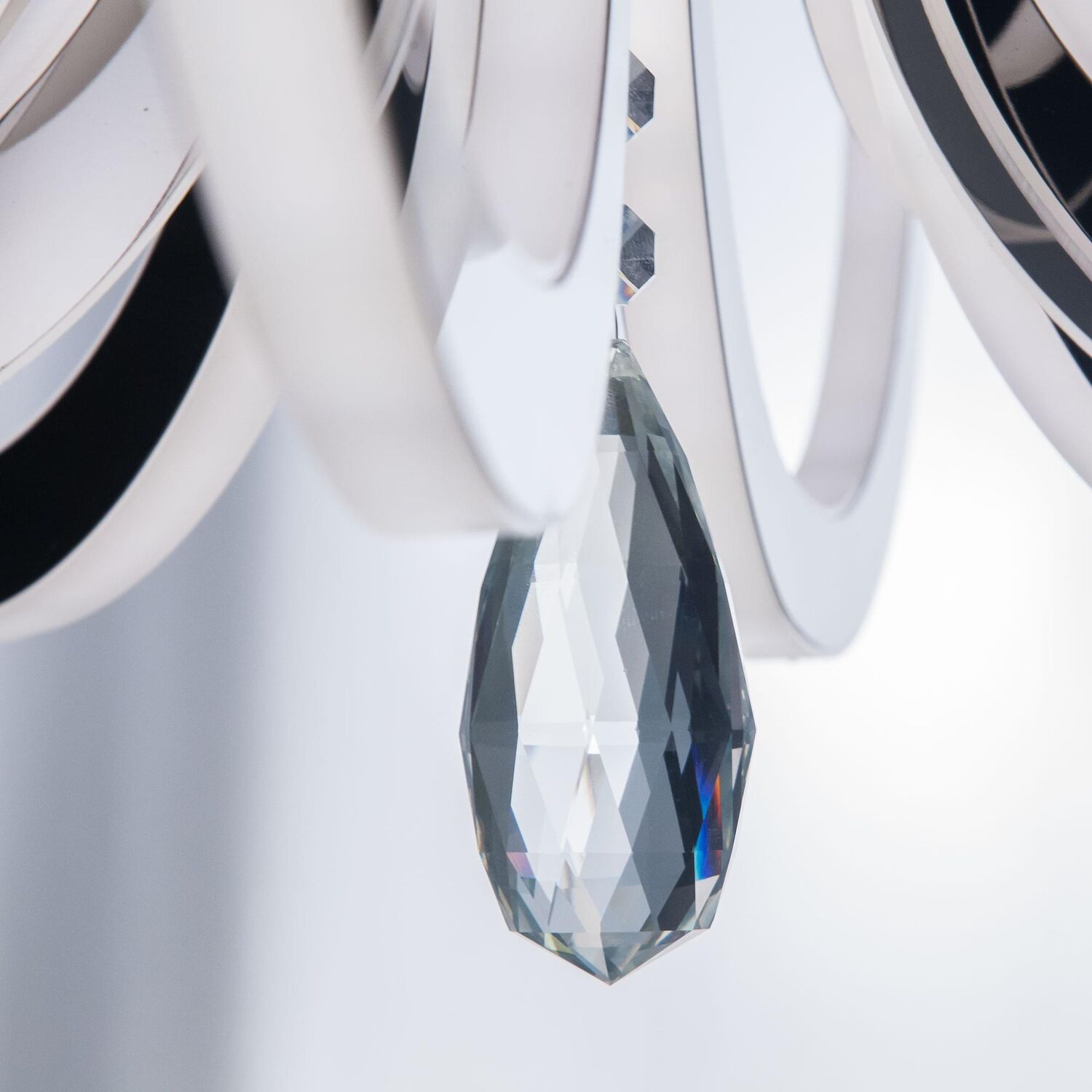 Подвесная люстра Citilux Miranda EL337P28, арматура хром, плафоны акрил белый - фото 1