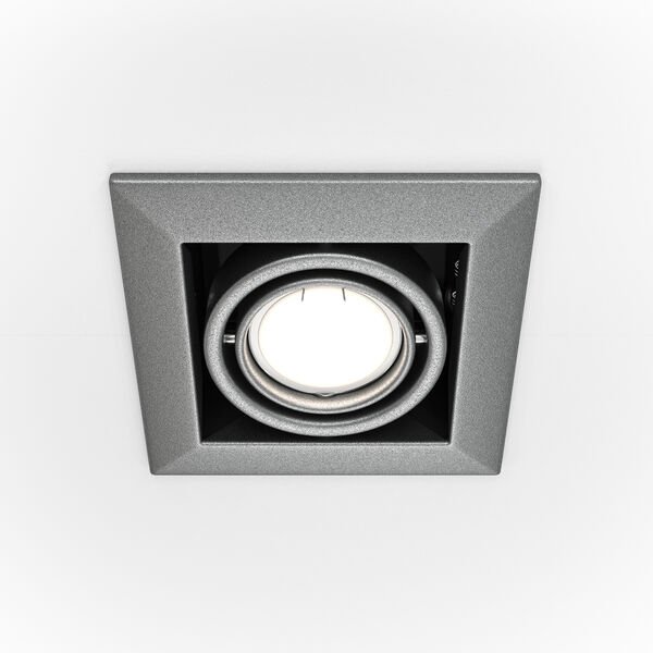 Точечный светильник Maytoni Technicali Metal Modern DL008-2-01-S, арматура серебро - фото 1