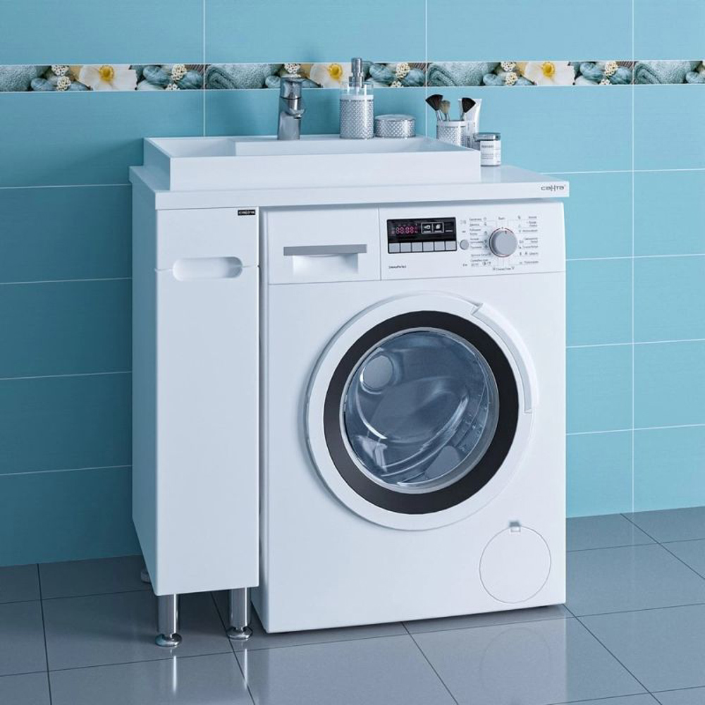 Тумба под раковину Санта Лондон 19, цвет белый