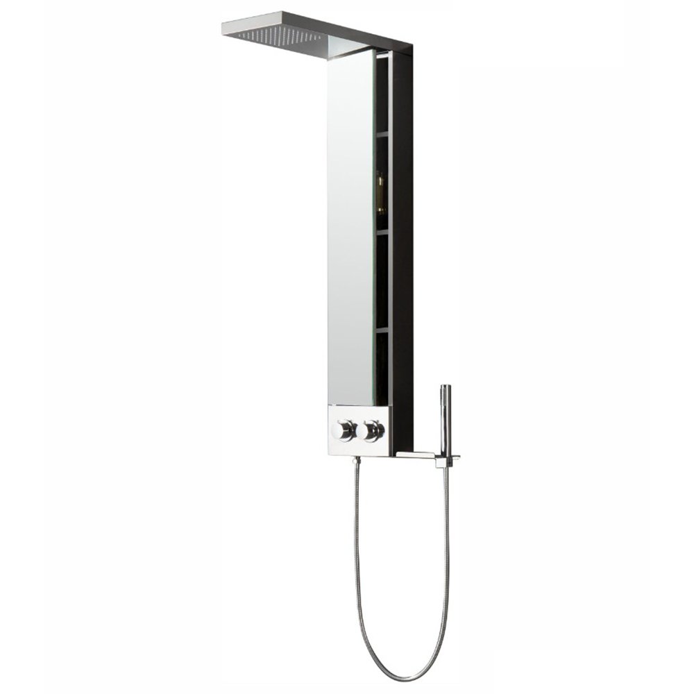 Душевая панель CeruttiSPA Ticino CT9662, цвет серебро