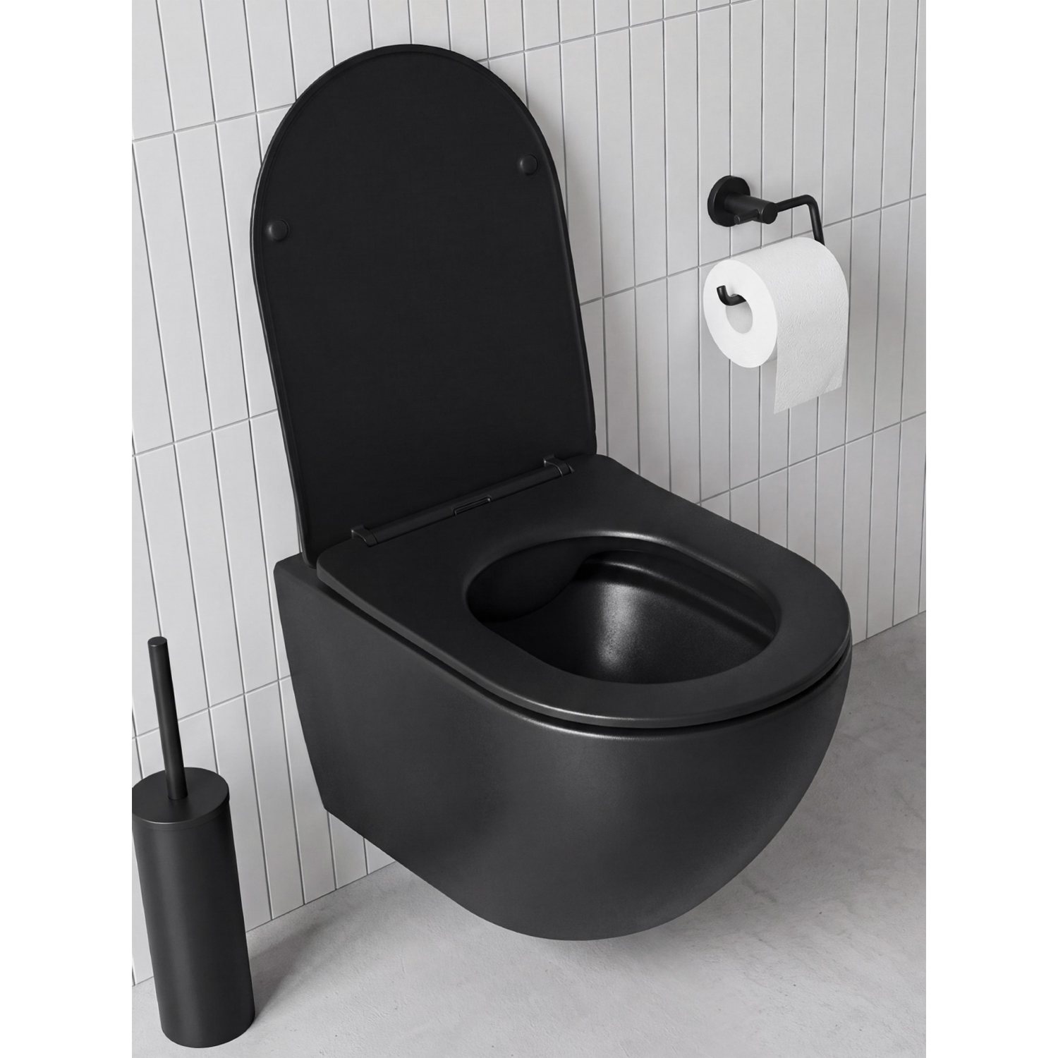 Комплект: Инсталляция Grohe 38811KF0 черная кнопка+Stella JK1111019MB черный унитаз - фото 1