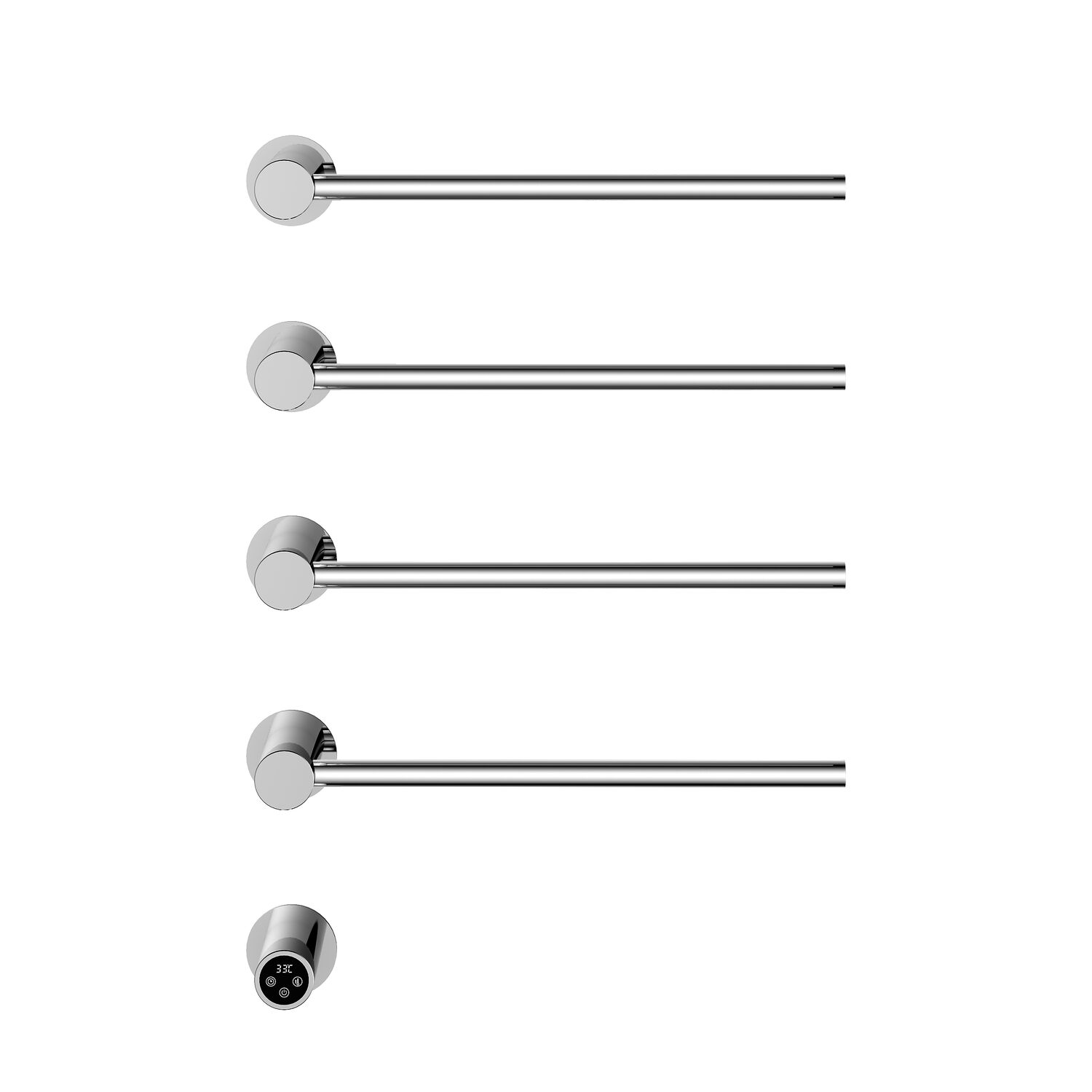 Полотенцесушитель Vincea VTD-2H1CH 53x67 электрический, цвет хром